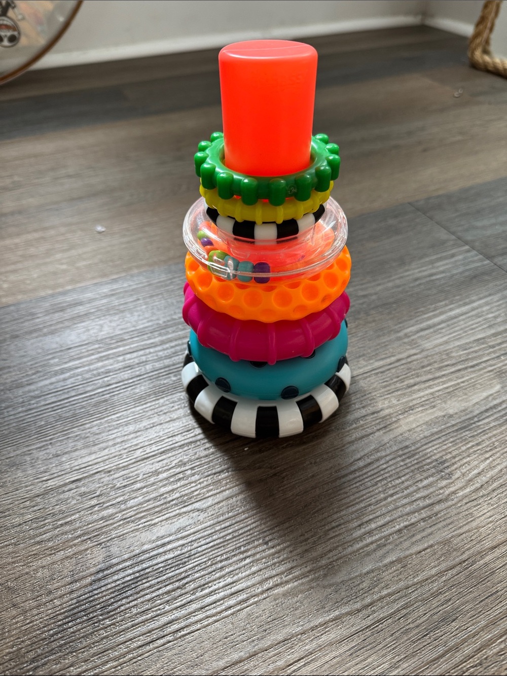 Stacking Sensory Rings Toy - Multi-Color